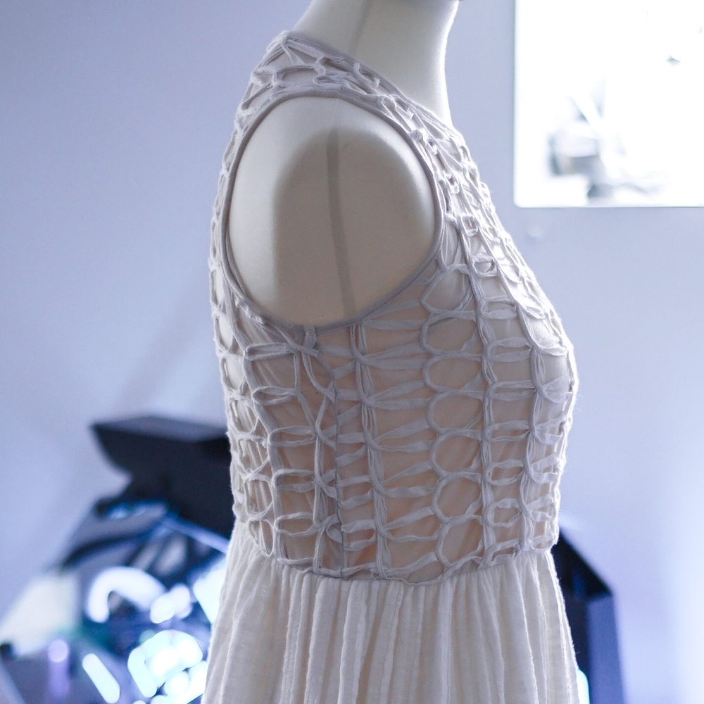 Zara Dress -  White long - Size Small